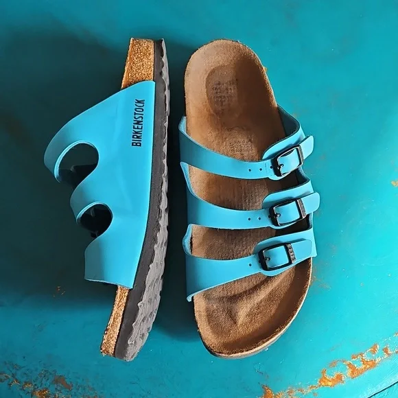 Birkenstock Blue Sandals - Picture 1 of 15